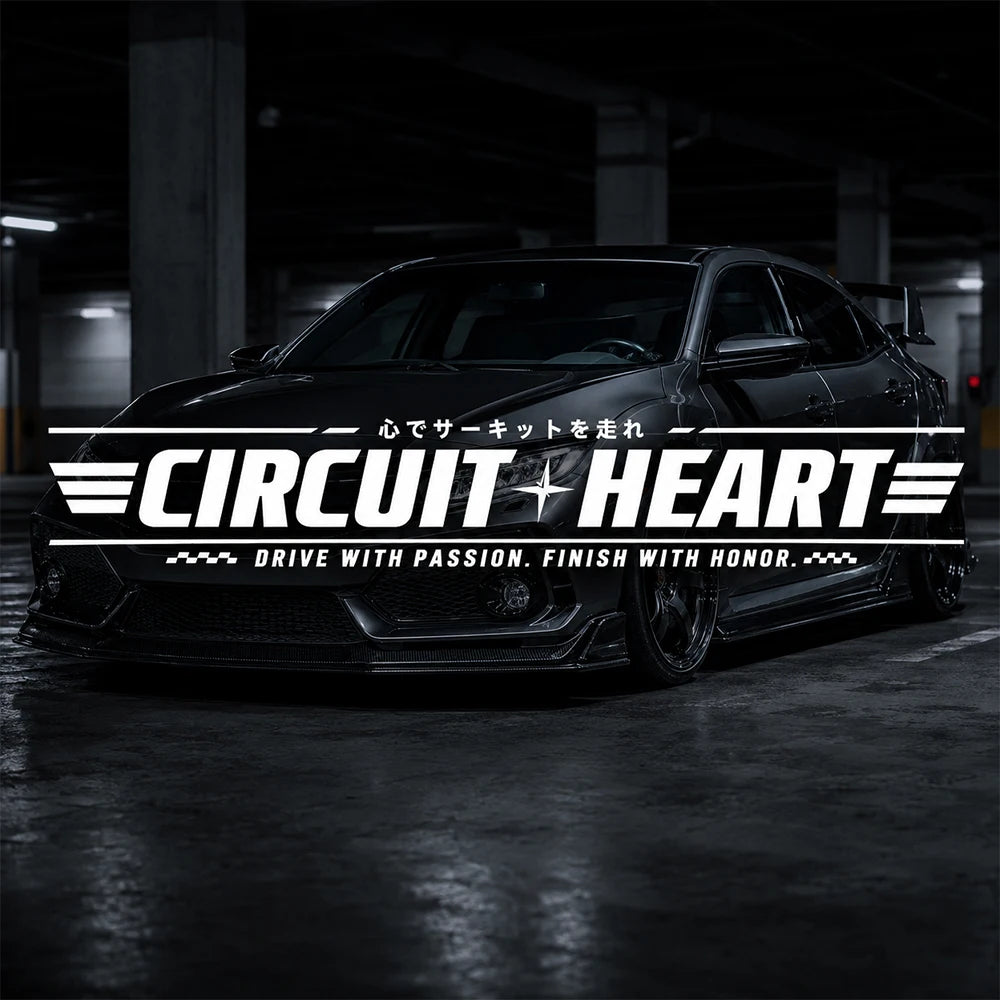 JDM Racing Slogan Car Sticker Windshield Banner Auto Decoration Exterior Accessories Waterproof Vinyl Decals for Car SUV Van ATV