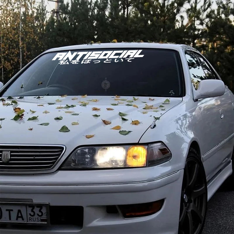 JDM Style 'ANTISOCIRL' Vinyls Decal