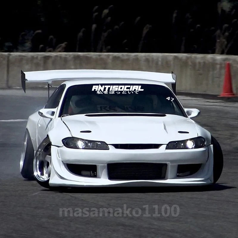 JDM Style 'ANTISOCIRL' Vinyls Decal