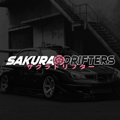 Sakura Drifters car front and rear windshield modification body decals JDM cherry blossom vinyl decals