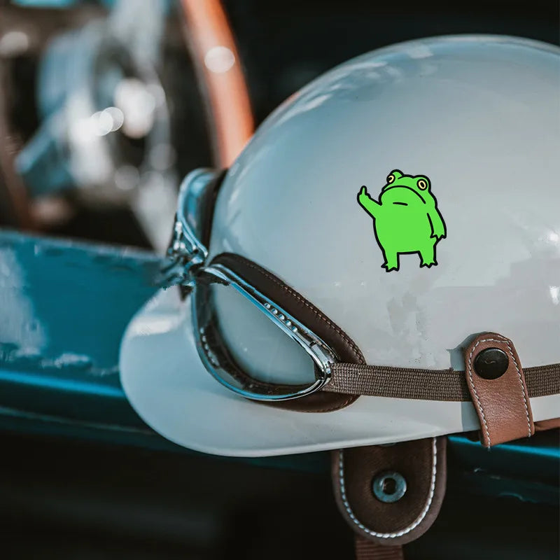 1Pc Funny Frog Vinyl Sticker