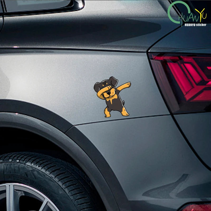 Funny Rottweiler Creative Vinyl Sticker