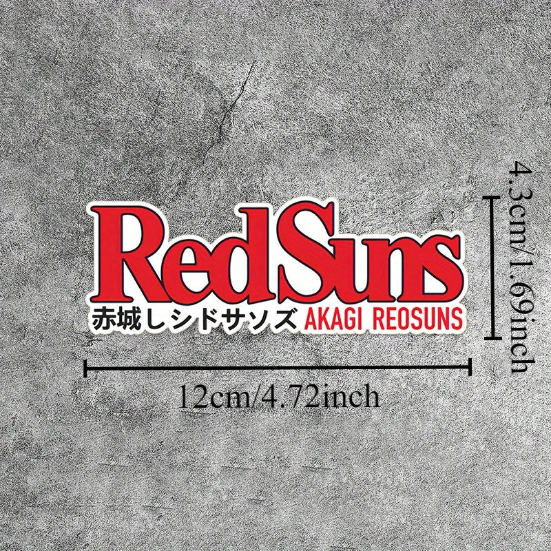 Red Suns Akagi Reosuns Sticker