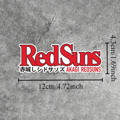 Red Suns Akagi Reosuns Sticker