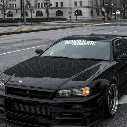 NEVER 2 LATE JDM STYLE DECAL