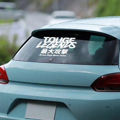 'TOUGE LEGENDS' JDM Style Decal