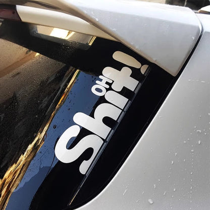Car Stickers OHSHIT decal