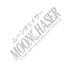 JDM MoonChaser Car Sticker Windshield Banner Night Run Sport Competition Style Waterproof Sunscreen Decorative Vinyl Decals