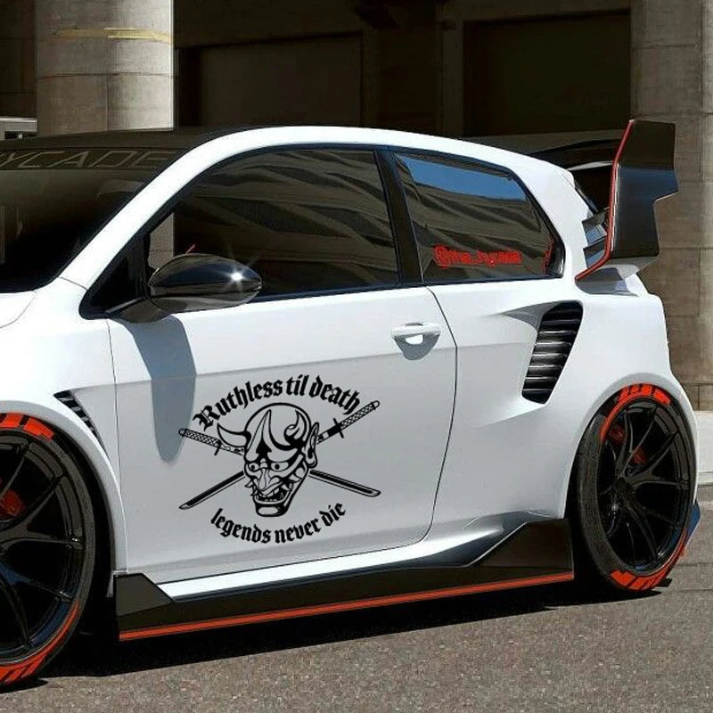 “Ruthless Til Death” & “Legends Never Die” JDM Style Decals