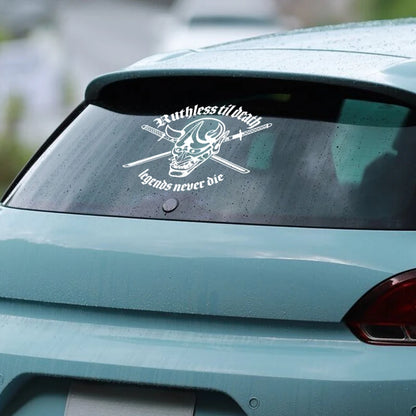 “Ruthless Til Death” & “Legends Never Die” JDM Style Decals