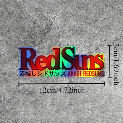 Red Suns Akagi Reosuns Sticker