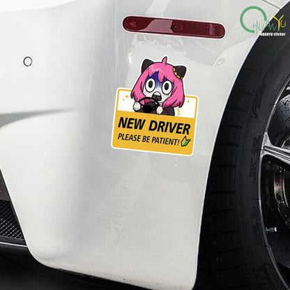 Anime Car Sticker New Driver