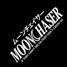 JDM MoonChaser Car Sticker Windshield Banner Night Run Sport Competition Style Waterproof Sunscreen Decorative Vinyl Decals