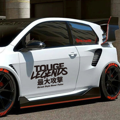 'TOUGE LEGENDS' JDM Style Decal