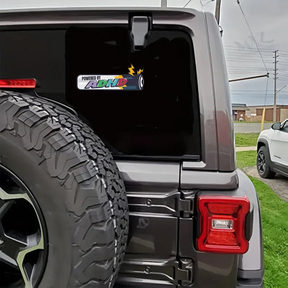 Powered By ADHD BatterySticker