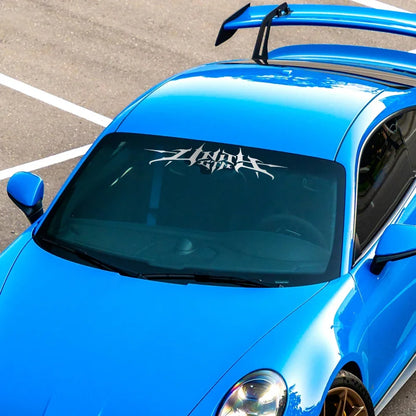 Car Windshield Banner Sticker Rear Window GTM Racing