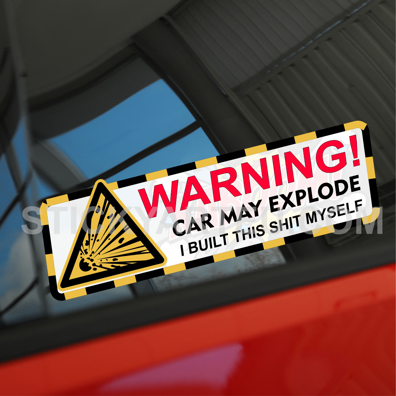 Ohrfeigen-Aufkleberpaket (3 Aufkleber) Sticker
