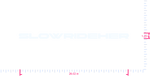 Text Slowrideher Vinyl-Aufkleber mit individuellem Schriftzug/1,25 x 26,02 Zoll/ Weiß /