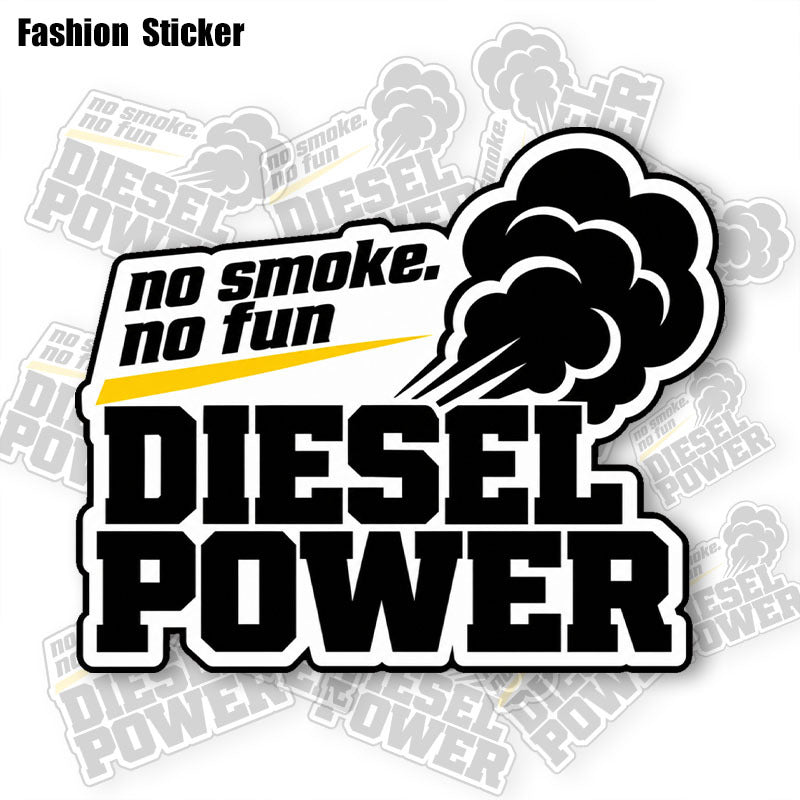No Smoke No Fun Diesel Power Vinyl Sticker
