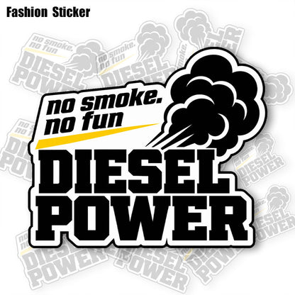 No Smoke No Fun Diesel Power Vinyl Sticker