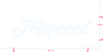 Text JAspeeed Vinyl individueller Schriftzug Aufkleber/5,48 x 18,11 Zoll/ Weiß /