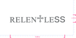 Text ʀᴇʟᴇɴ♱ʟᴇꜱꜱ Vinyl-Aufkleber mit individuellem Schriftzug/2,15 x 15,89 Zoll/ Silbergrau /
