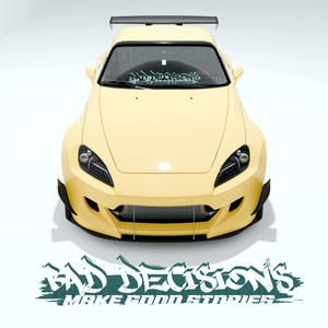 Bad Decisions Makes Good stories windshield decal rear window sticker