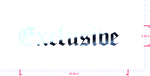 Text Exklusiver Vinyl-Aufkleber mit individuellem Schriftzug / 5,44 x 29,96 Zoll / Spiegelchrom /