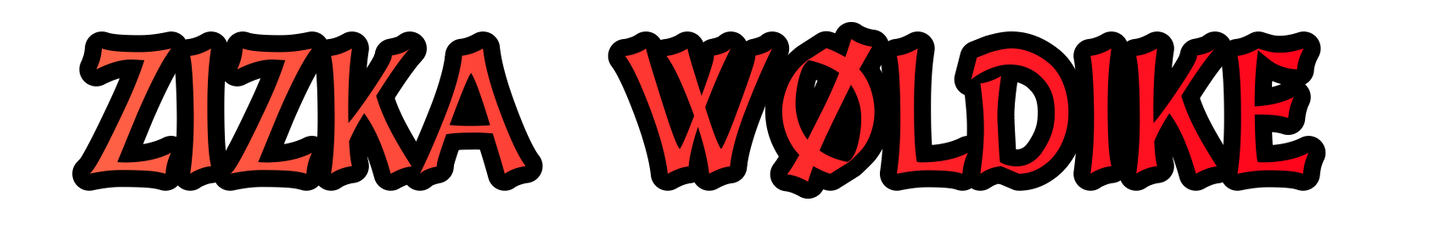 Custom Printed DieCut Stickers-Qty 1-ZIZKA  WØLDIKE  [94f87b50f4ac6157]