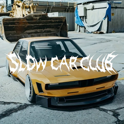 SLOW CAR CLUB Car Windshield Sticker