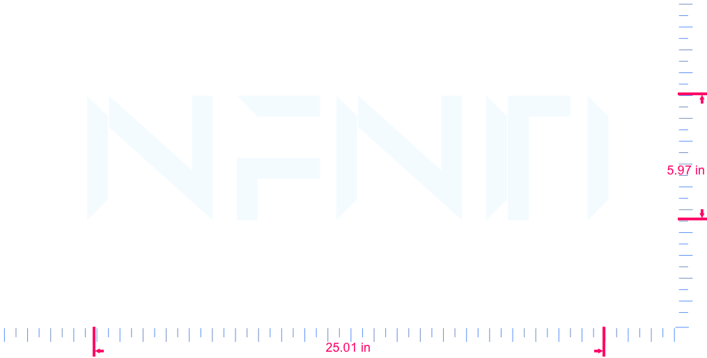 Text INFINITI Vinyl-Aufkleber mit individuellem Schriftzug / 5,97 x 25,01 Zoll / Weiß /