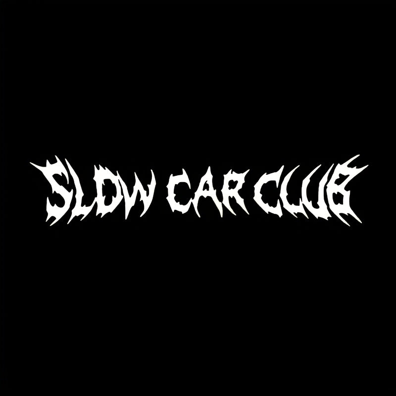 SLOW CAR CLUB Car Windshield Sticker