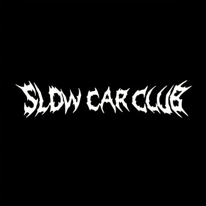 SLOW CAR CLUB Car Windshield Sticker