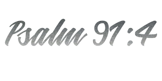 Custom Vinyl: Psalm 91:4 - custom-order-1774450551979-(qty 1)