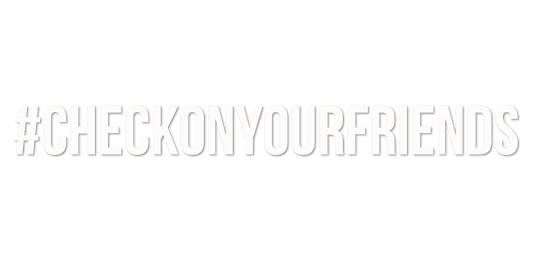 Custom Vinyl: #CheckOnYourFriends - custom-order-1780341451132-(qty 1)