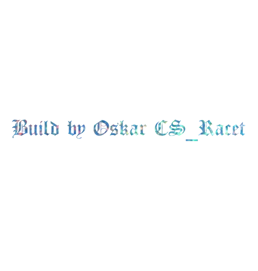 Custom Vinyl: Build by Oskar CS_Racet - custom-order-1783503402235-(qty 1)
