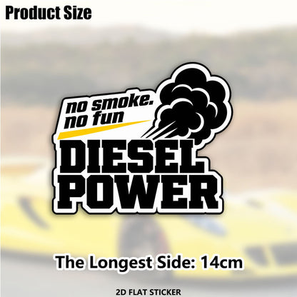 No Smoke No Fun Diesel Power Vinyl Sticker