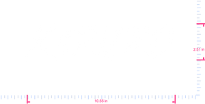 Text K4RURO Vinyl custom lettering decall/2.51 x 10.55 in/  White/