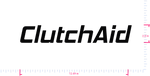 Text ClutchAid Vinyl custom lettering decall/2.0 x 12.69 in/ Black /