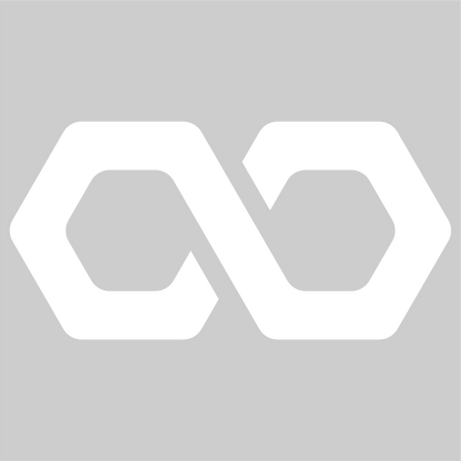 Eckiger Infinity-Aufkleber