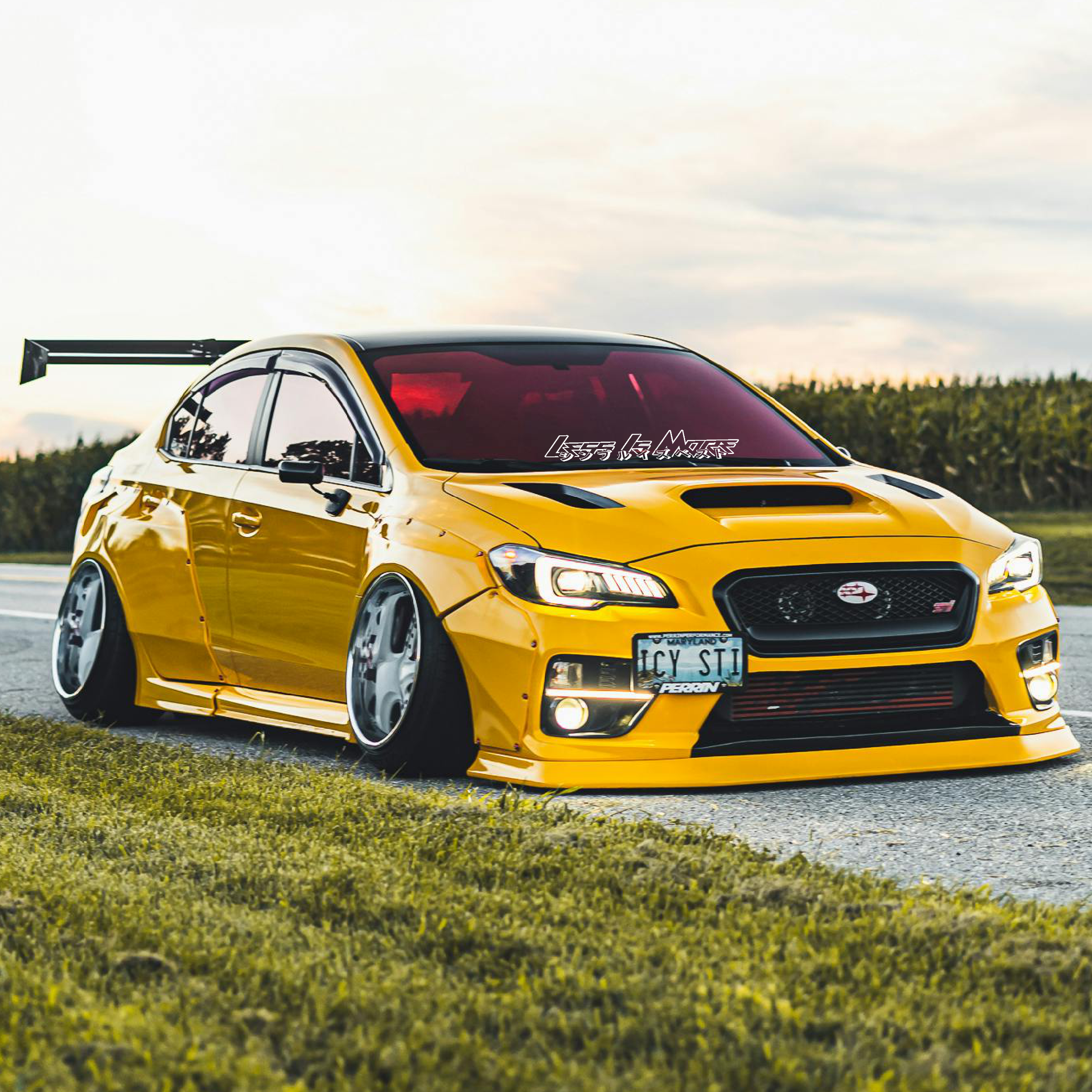 | Weniger ist mehr | , JDM-Aufkleber, Vinyl-Aufkleber