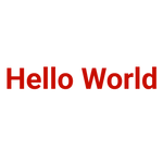 Custom Vinyl: Hello World