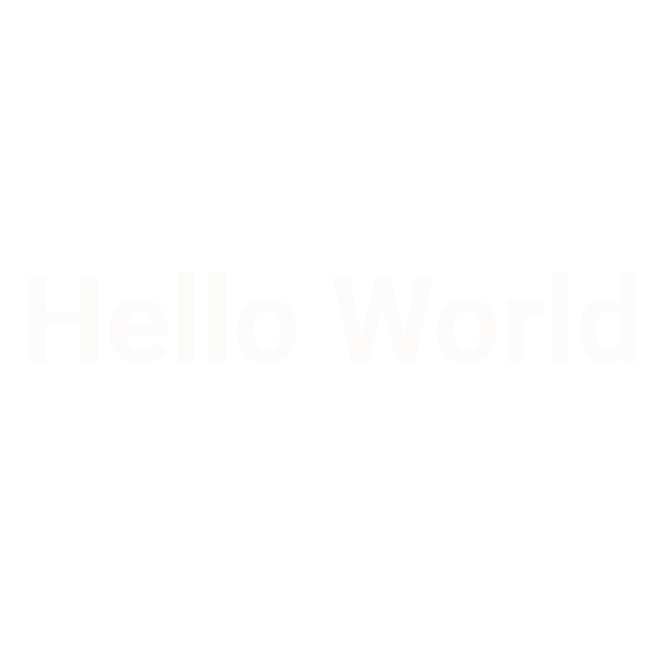 Custom Vinyl: Hello World