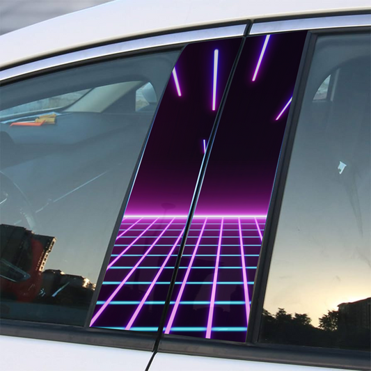 Retro Games b-pillar 2 Sticker - Professional Print
