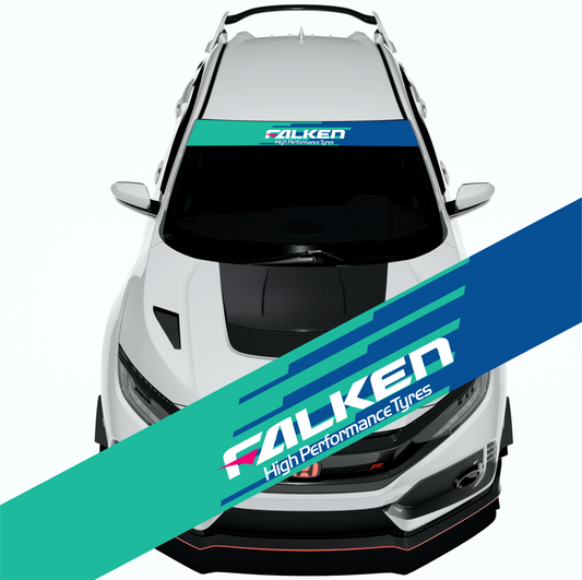Logos des sponsors de la bannière Sunstrip - Falken sl