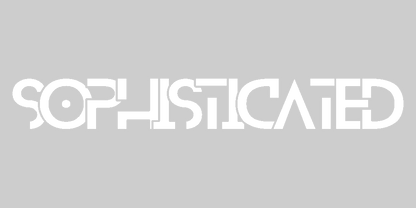 Autocollant sophistiqué