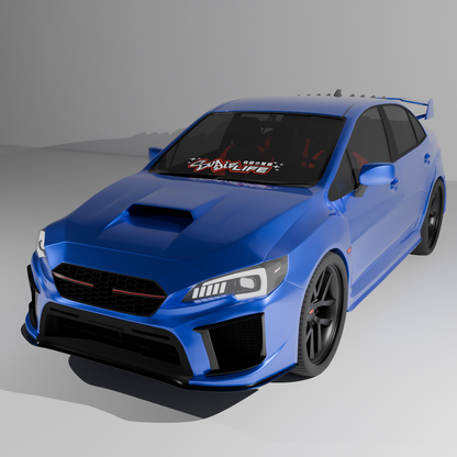 Autocollant de voiture premium japonais SubieLife compatible avec Subaru STI