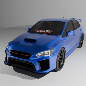 SubieLife in japanese premium car decal fits for Subaru STI