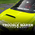 Trouble Maker JDM windshield decal