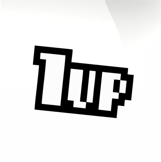 1up Car decal sticker - stickyarteu